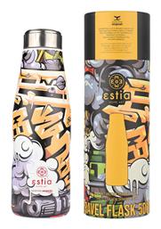 Travel Flask Save the Aegean 500ml Graffiti Rhythm Estia