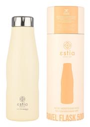 Travel Flask Save the Aegean 500ml Lily white Estia