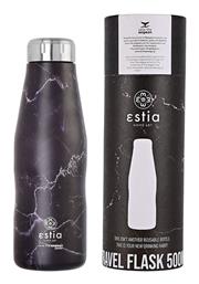 Travel Flask Save the Aegean 500ml Μαύρο Estia