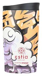 Travel Mug Save The Aegean 350ml Graffity Rhythm Estia