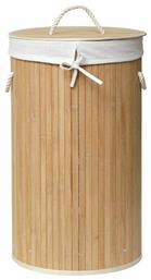 8710195 Καλάθι Απλύτων Bamboo με Καπάκι 35x35x60cm Eurocasa