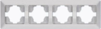 4 Θέσεων 152-12223 Ασημί Eurolamp