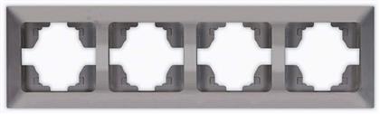 4 Θέσεων 152-12323 Ασημί Eurolamp
