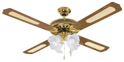70W με Φως 130cm Καφέ 147-29004 Eurolamp