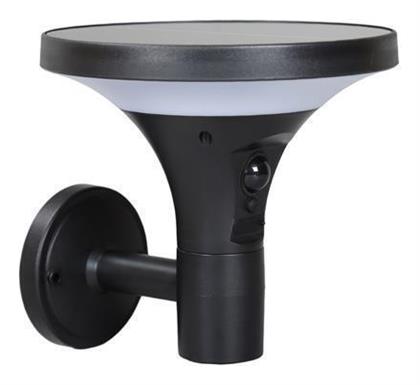 Επιτοίχιο Ηλιακό Φωτιστικό 3.8W 500lm με Ανιχνευτή Κίνησης Eurolamp