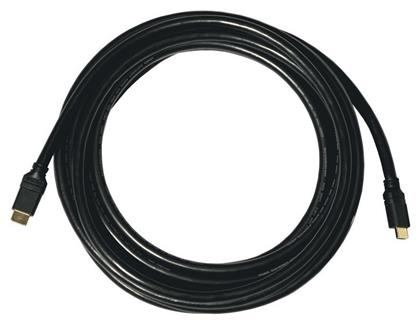 HDMI 1.4 Cable HDMI male - HDMI male 10m Μαύρο Eurolamp