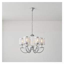 Πολυέλαιος 6xE14 Ασημί 144-47019 Eurolamp