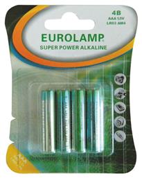 Super Power AAA 1.5V 4τμχ 147-24100 Eurolamp