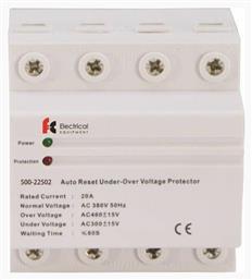Τριφασικός Επιτηρητής Τάσης Ράγας 63Α 4P 300-460V 500-22502 Eurolamp