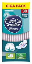 Sensitive Cotton Σερβιέτες με Φτερά για Κανονική Ροή 30τμχ Every Day