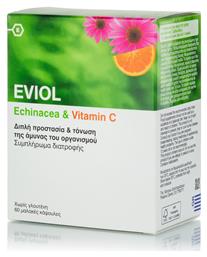 Echinacea & Vitamin C 60 x 1 μαλακές κάψουλες Eviol