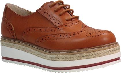 Exe Γυναικεία Flatform Oxfords σε Ταμπά Χρώμα από το Tsakiris Mallas