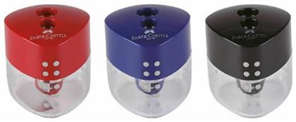 Faber-Castell 183101 Διπλή Ξύστρα Βαρελάκι (Διάφορα Χρώματα) - Faber Castell