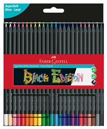 Faber-Castell Black Edition Σετ Ξυλομπογιές 24τμχ - Faber Castell