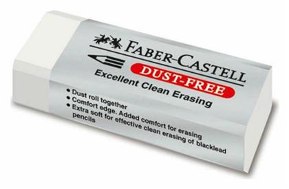 Faber-Castell Γόμα για Μολύβι Dust Free 187120 Λευκή - Faber Castell