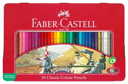 Faber-Castell Σετ Ξυλομπογιές σε Κασετίνα 36τμχ - Faber Castell