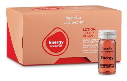 Energy be Complex Αμπούλες Μαλλιών κατά της Τριχόπτωσης 12x10ml Fanola