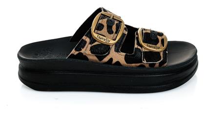 Ζefi Δερμάτινα Γυναικεία Σανδάλια Flatforms Fantasy Sandals