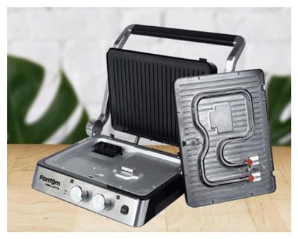 Griletta 2000W για 6 Τοστ Inox Fantom