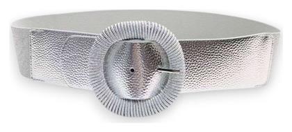 Φαρδιά Ελαστική Γυναικεία Ζώνη Ασημί - Perfectdress