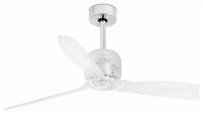 Deco Fan DC Ανεμιστήρας Οροφής 128cm με Φως και Τηλεχειριστήριο Λευκός Faro Barcelona