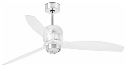 Deco Fan Led DC Ανεμιστήρας Οροφής 128cm με Φως και Τηλεχειριστήριο Λευκός Faro Barcelona