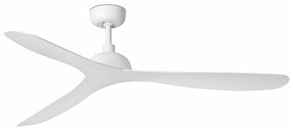 Gotland Ανεμιστήρας Οροφής 132cm με Τηλεχειριστήριο Matt White Faro Barcelona