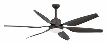 Tilos XL Ανεμιστήρας Οροφής 168.5cm με Φως και Τηλεχειριστήριο Μαύρος Faro Barcelona