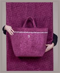 Icon Υφασμάτινη Τσάντα Θαλάσσης Αδιάβροχη Μωβ Feel & Touch