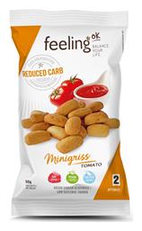 Κριτσίνια Σιταριού Mini Τομάτας 50gr FeelingOk