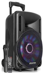 Σύστημα Karaoke με Ασύρματo Μικρόφωνo FT10LED σε Μαύρο Χρώμα Fenton
