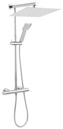 Trevi Square Ρυθμιζόμενη Στήλη Ντουζ με Μπαταρία 80 - 125cm Ferro