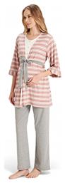 Πιτζάμα με Ρόμπα Εγκυμοσύνης & Θηλασμού σε χρώμα Feyza