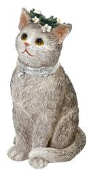 Φιγουρα Γατα Πολυρεζ Γκρι 14,3εκ - Espiel