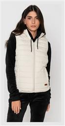 Alice Αμάνικο Μπουφάν Puffer Λευκό Fila