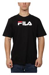 Ανδρικό T-shirt Μαύρο με Στάμπα Fila