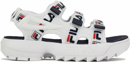 Disruptor Γυναικεία Σανδάλια Sporty σε Λευκό Χρώμα Fila