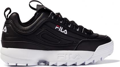 Fila Disruptor II Premium Γυναικεία Chunky Sneakers Μαύρα