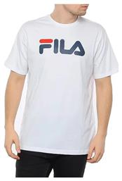 Pure Αθλητικό Ανδρικό T-shirt Λευκό με Λογότυπο Fila
