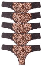 4397 Brazil MultiPack με Δαντέλα Leopard Filinda
