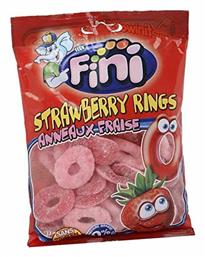 Ζελεδάκια Strawberry Rings με Γεύση Φράουλα 100gr Fini