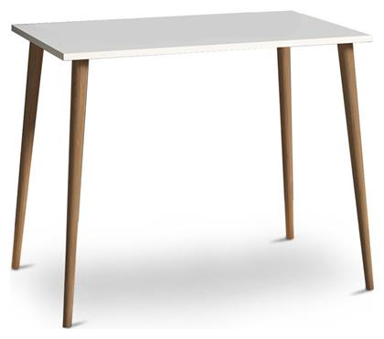 Fiona Τραπέζι Κουζίνας Ξύλινο Λευκό 90x55x75εκ. Megapap