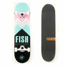 Elegant 8'' Complete Shortboard Πολύχρωμο Fish Skateboards