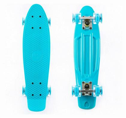 Mini Cruiser Led 6'' Complete Penny Board Μπλε Fish Skateboards