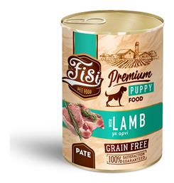 Dog Puppy Grain Free Αρνι Πατε 400gr Fisi