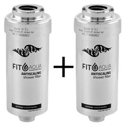Φίλτρο Νερού Ντουζ από KDF Antiscaling Shower Filter AM.0004 2τμχ Fit Aqua