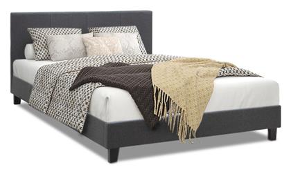 Flat Κρεβάτι Επενδυμένο με Ύφασμα - Megapap