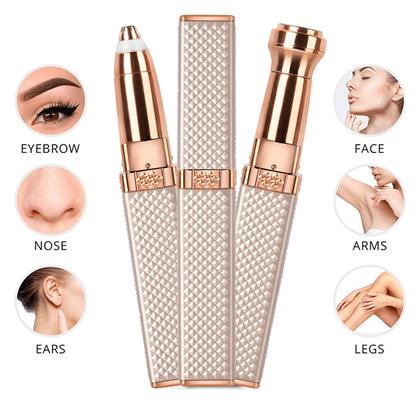 Flawless Facial Eyebrow Hair Remover Trimmer Μηχανή Επαναφορτιζόμενη