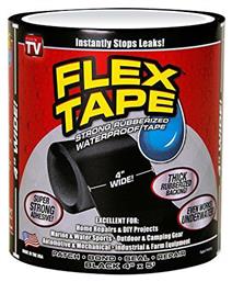 100mm x 1.5m Flex Tape Μαύρη Flex Seal