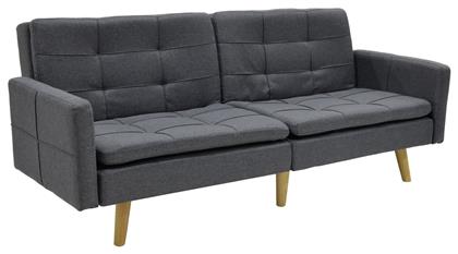 Flexible Τριθέσιος Καναπές Κρεβάτι Υφασμάτινος 198x87x87εκ. Ανθρακί - Pakketo